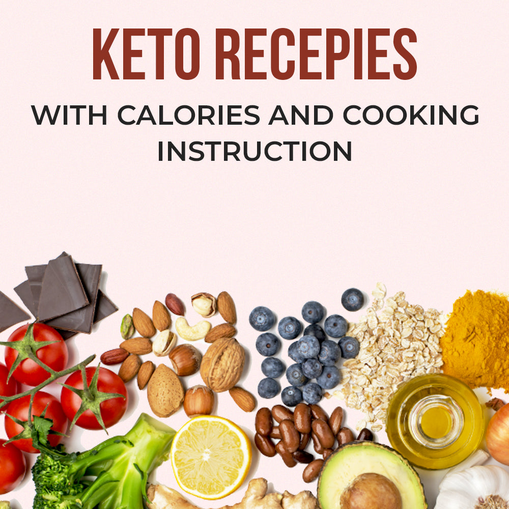 Here's a list of 5 keto recipes within 500 calories & cooking instructions